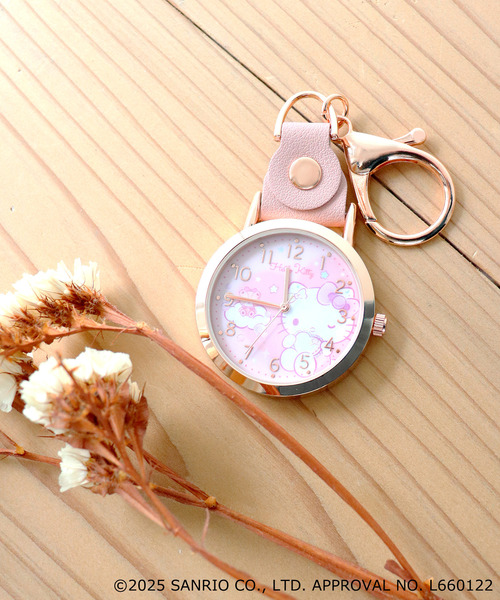 sanrio（サンリオ）の「〈SANRIO/サンリオ〉Watch/サンリオ キャラクターズ キーチェーンウォッチ おすましKCウォッチ G（アナログ腕時計・レディース・ブルー/ピンク/パープル/チェリーピンク/グリーン/ミント/イエロー・ONE SIZE）」の9枚目の写真