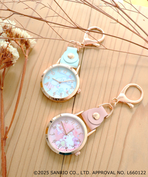 sanrio（サンリオ）の「〈SANRIO/サンリオ〉Watch/サンリオ キャラクターズ キーチェーンウォッチ おすましKCウォッチ G（アナログ腕時計・レディース・ブルー/ピンク/パープル/チェリーピンク/グリーン/ミント/イエロー・ONE SIZE）」の8枚目の写真