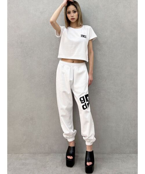 DC（ディーシー）の「GYDA×DC stargyda MOTIF スウェットパンツ（スウェットパンツ・レディース・オフホワイト/ブラック・FREE）」の7枚目の写真