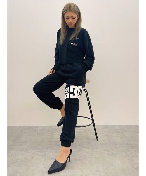 DC（ディーシー）の「GYDA×DC stargyda MOTIF スウェットパンツ（スウェットパンツ・レディース・オフホワイト/ブラック・FREE）」の20枚目の写真