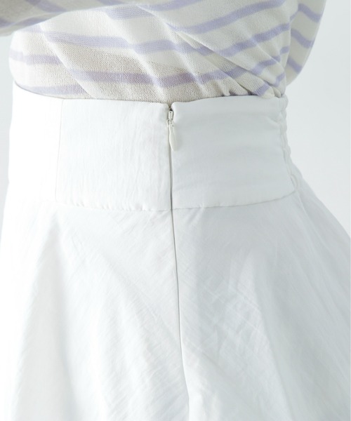 N.(N. Natural Beauty Basic)(エヌエヌナチュラルビューティーベーシック)の「ミルフィーユスカート(スカート・レディース・オフホワイト/ブラック・MEDIUM/SMALL)」の14枚目の写真