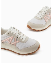 【A|X アルマーニ エクスチェンジ】AXロゴ　レースアップスニーカー