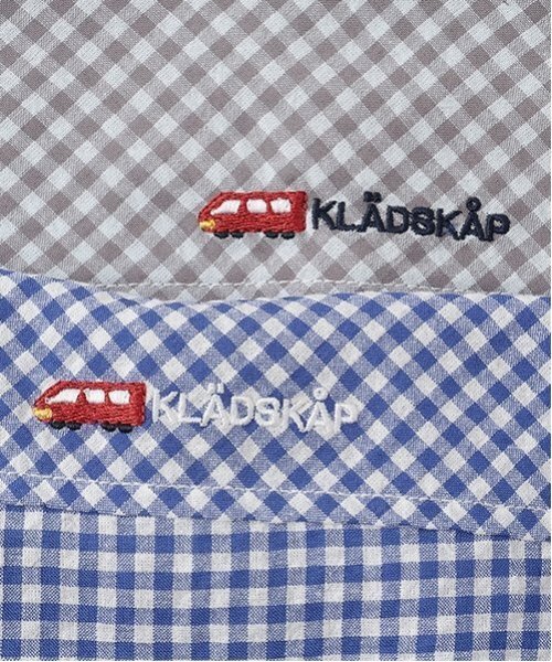 kladskap（クレードスコープ）の「電車バンドカラー長袖シャツ（シャツ/ブラウス・キッズ・グレー/ブルー・120cm/100cm/110cm/90cm/130cm）」の9枚目の写真