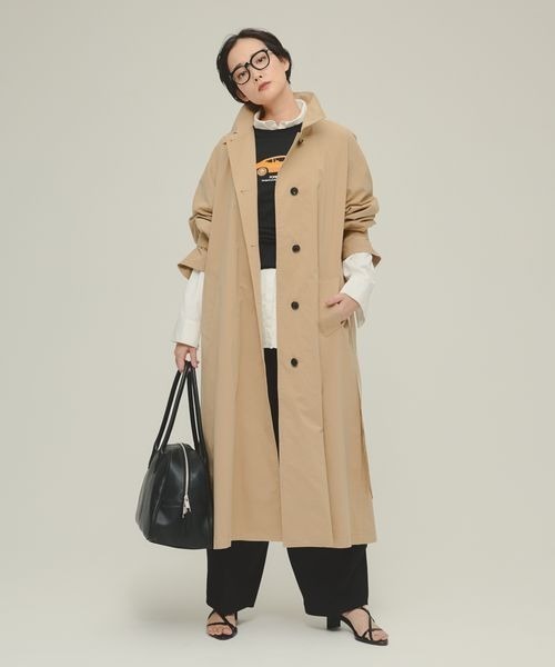 新品未使用品！ステンカラーコート・トレンチコート（購入価格63800円） eL】Spring Long Coat/290072（トレンチコート）｜eL（エル）の