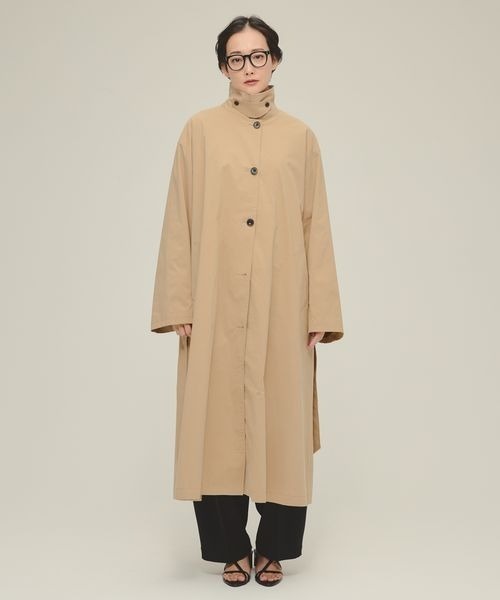 eL（エル）の「【eL】Spring Long Coat/290072（トレンチコート・レディース・チェック/ベージュ・FREE）」の8枚目の写真