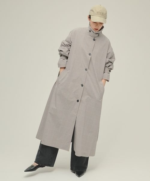 eL（エル）の「【eL】Spring Long Coat/290072（トレンチコート・レディース・チェック/ベージュ・FREE）」の17枚目の写真
