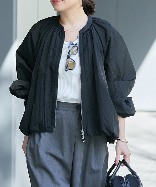 ワッシャーナイロンギャザーブルゾン（その他アウター）｜JOURNAL