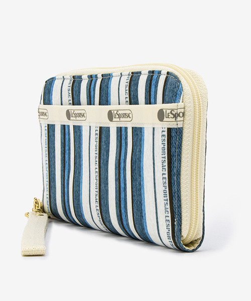 Le Sportsac ティールグリーン ストライプ 長財布 Le Sportsac ティールグリーン ストライプ 長財布 - メルカリ