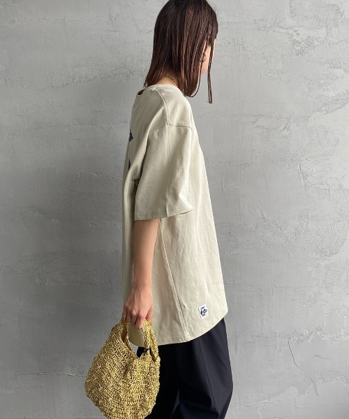 CHUMS（チャムス）の「【WEB限定】[CHUMS/チャムス] BOOBY バックプリント ショートスリーブTシャツ（Tシャツ/カットソー・レディース・ブラック/グレイッシュベージュ/ホワイト/ピンク/グリーン/ミント・M/L/XL/XXL）」の21枚目の写真