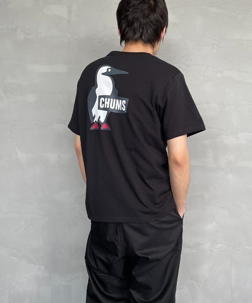 CHUMS（チャムス）の「【WEB限定】[CHUMS/チャムス] BOOBY バックプリント ショートスリーブTシャツ（Tシャツ/カットソー・レディース・ブラック/グレイッシュベージュ/ホワイト/ピンク/グリーン/ミント・M/L/XL/XXL）」の10枚目の写真