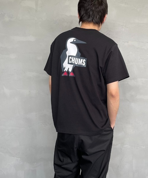 CHUMS（チャムス）の「【WEB限定】[CHUMS/チャムス] BOOBY バックプリント ショートスリーブTシャツ（Tシャツ/カットソー・レディース・ブラック/グレイッシュベージュ/ホワイト/ピンク/グリーン/ミント・M/L/XL/XXL）」の13枚目の写真