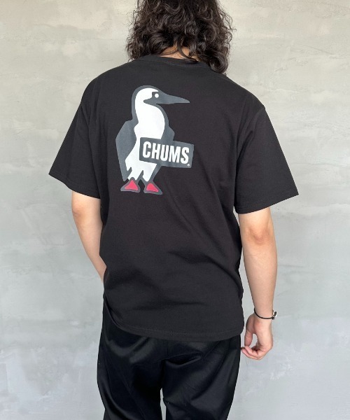 CHUMS（チャムス）の「【WEB限定】[CHUMS/チャムス] BOOBY バックプリント ショートスリーブTシャツ（Tシャツ/カットソー・レディース・ブラック/グレイッシュベージュ/ホワイト/ピンク/グリーン/ミント・M/L/XL/XXL）」の16枚目の写真