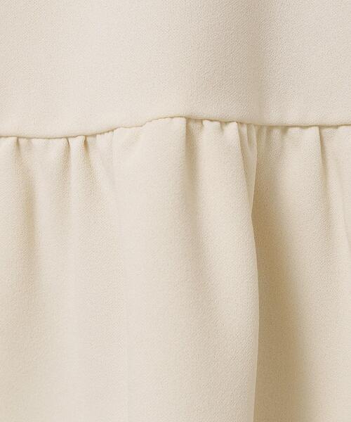 Sunauna（スーナウーナ）の「【パール調パーツ付き／春色】ペプラムトップス（シャツ/ブラウス・レディース・ネイビー/ライトブルー/アイボリー・40/38）」の11枚目の写真