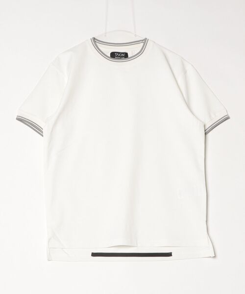 TAION(タイオン)の「【TAION/タイオン】BASIC HALF SLEEVE CUT SEWT / ベーシック ハーフスリーブ カットソー(Tシャツ/カットソー・メンズ・ネイビー/オリーブ/ブラック/チャコールグレー/カーキ/ホワイト・MEDIUM/LARGE/X-LARGE)」の2枚目の写真