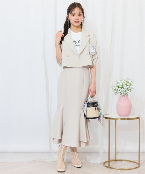 WILLSELECTION（ウィルセレクション）の「裾ボリュームマーメイドスカート（スカート・レディース・ピンク/ネイビー/ベージュ/ブラック系その他・FREE）」の22枚目の写真