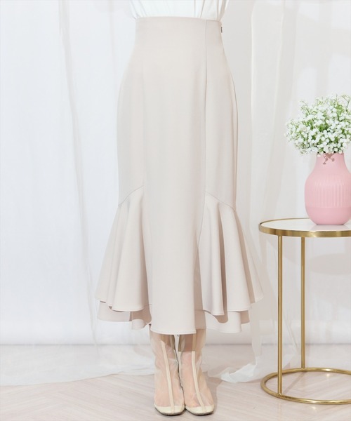 WILLSELECTION（ウィルセレクション）の「裾ボリュームマーメイドスカート（スカート・レディース・ピンク/ネイビー/ベージュ/ブラック系その他・FREE）」の20枚目の写真