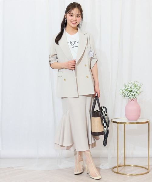 WILLSELECTION（ウィルセレクション）の「裾ボリュームマーメイドスカート（スカート・レディース・ピンク/ネイビー/ベージュ/ブラック系その他・FREE）」の12枚目の写真