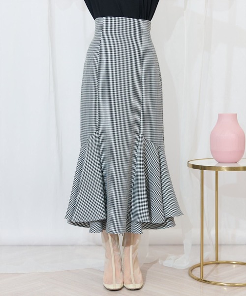 WILLSELECTION（ウィルセレクション）の「裾ボリュームマーメイドスカート（スカート・レディース・ピンク/ネイビー/ベージュ/ブラック系その他・FREE）」の9枚目の写真