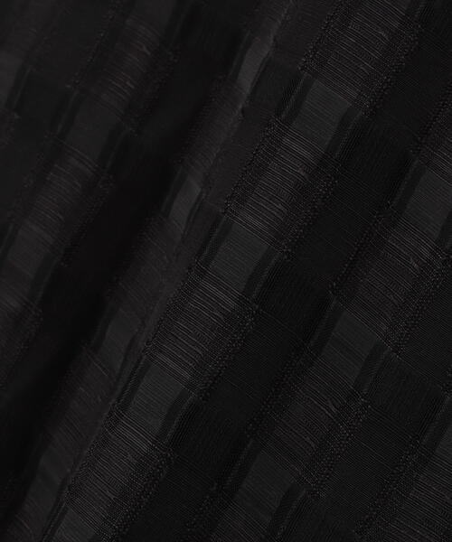 DANKE SCHON(ダンケシェーン)の「DankeSchon/ダンケシェーン/SHEER CHECK JQ S/S SHIRTS(シャツ/ブラウス・レディース・ネイビー/ブラック・F)」の12枚目の写真
