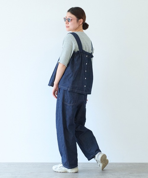 yuni コットンリネンデニムビスチェ yuni コットンリネンデニム ビスチェ | itonowa Life ONLINE STORE