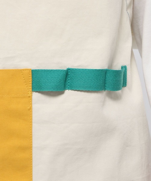 Fishs Eddy(フィッシュエディ)の「【Fishs Eddy(フィッシュエディ)】刺繍エプロン(エプロン・レディース・アイボリー/ピンク・FREE)」の22枚目の写真