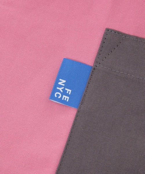 Fishs Eddy(フィッシュエディ)の「【Fishs Eddy(フィッシュエディ)】刺繍エプロン(エプロン・レディース・アイボリー/ピンク・FREE)」の16枚目の写真
