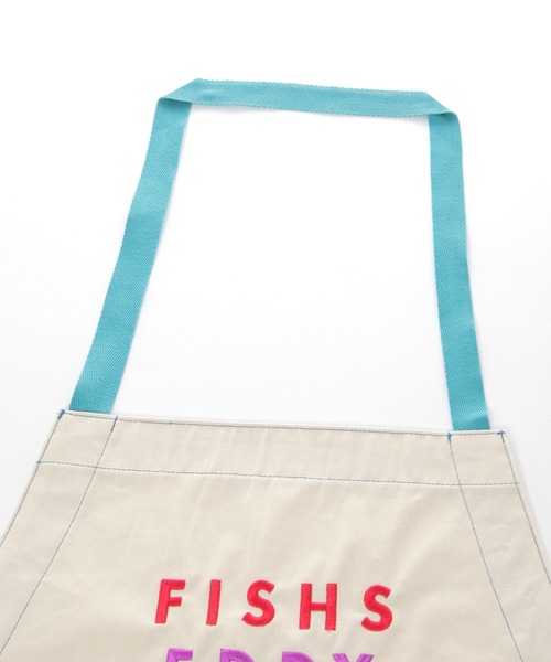 Fishs Eddy(フィッシュエディ)の「【Fishs Eddy(フィッシュエディ)】刺繍エプロン(エプロン・レディース・アイボリー/ピンク・FREE)」の12枚目の写真