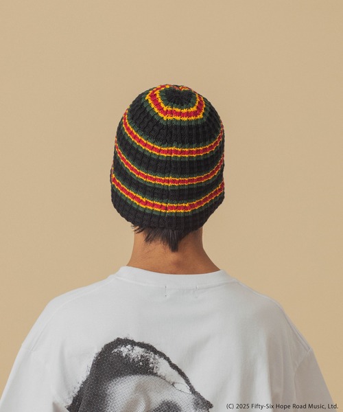 限定コラボ★XLARGE×ボブ・マーリー ワッフル ニットハット XLARGE(エクストララージ)の「XLARGE×BOB MARLEY WAFFLE KNIT