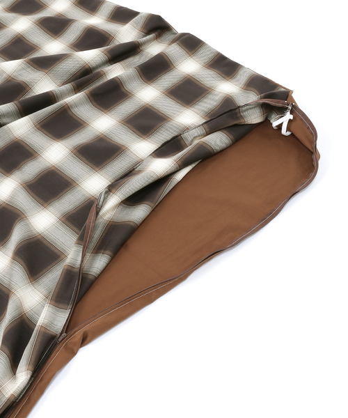 OMBRE CHECK DUVET COVER S.D 掛け布団カバー セミダブル（インテリア