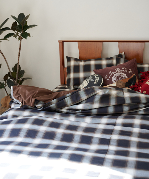 OMBRE CHECK DUVET COVER S.D 掛け布団カバー セミダブル（インテリア