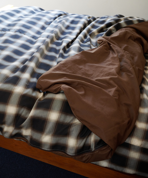 OMBRE CHECK DUVET COVER S.D 掛け布団カバー セミダブル（インテリア