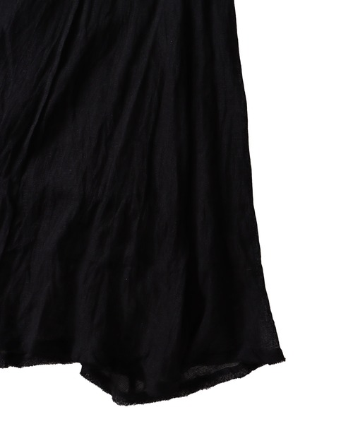 DRESSLAVE（ドレスレイブ）の「gauze linen panel skirt(ガーゼリネンパネルスカート)（スカート・レディース・ブラック/ホワイト・38）」の17枚目の写真