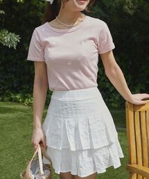 MAJESTIC LEGON | ガーリーモチーフエンブロイダリーT(Tシャツ/カットソー)