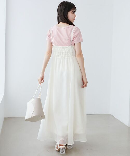 MAJESTIC LEGON（マジェスティックレゴン）の「ガーリーモチーフエンブロイダリーT（Tシャツ/カットソー・レディース・ピンク系その他2/ホワイト系その他2/ブラック系その他/ホワイト系その他・MEDIUM）」の21枚目の写真