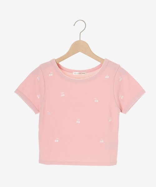 MAJESTIC LEGON（マジェスティックレゴン）の「ガーリーモチーフエンブロイダリーT（Tシャツ/カットソー・レディース・ピンク系その他2/ホワイト系その他2/ブラック系その他/ホワイト系その他・MEDIUM）」の11枚目の写真