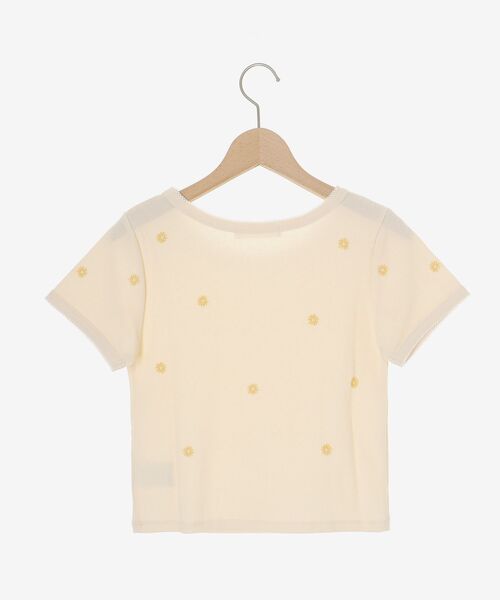 MAJESTIC LEGON（マジェスティックレゴン）の「ガーリーモチーフエンブロイダリーT（Tシャツ/カットソー・レディース・ピンク系その他2/ホワイト系その他2/ブラック系その他/ホワイト系その他・MEDIUM）」の13枚目の写真