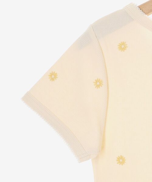 MAJESTIC LEGON（マジェスティックレゴン）の「ガーリーモチーフエンブロイダリーT（Tシャツ/カットソー・レディース・ピンク系その他2/ホワイト系その他2/ブラック系その他/ホワイト系その他・MEDIUM）」の15枚目の写真