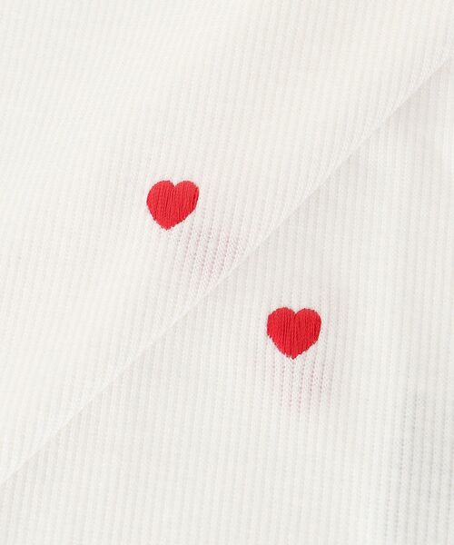 MAJESTIC LEGON（マジェスティックレゴン）の「ガーリーモチーフエンブロイダリーT（Tシャツ/カットソー・レディース・ピンク系その他2/ホワイト系その他2/ブラック系その他/ホワイト系その他・MEDIUM）」の17枚目の写真