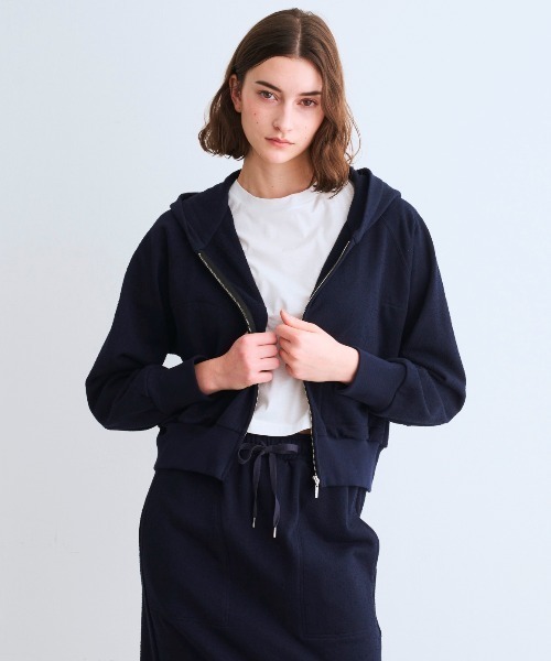 スリードッツ　ソイルネップ ジップアップフーディ Men's sanded jersey zip hoody｜スリードッツ オフィシャル
