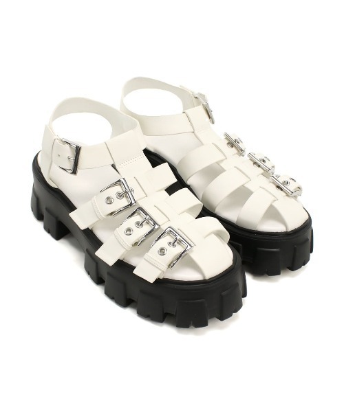 COEL(コエル)の「ベルトグルカサンダル(サンダル・レディース・ホワイト/ブラック/カーキ・35/37/39)」の12枚目の写真