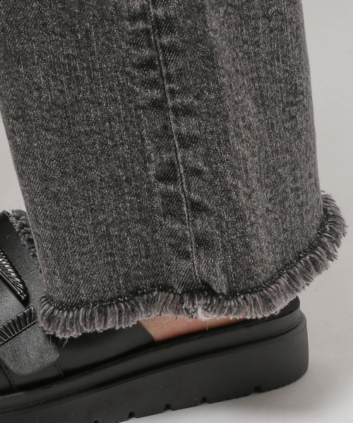 niko and...(ニコアンド)の「セルフカットセミフレアパンツ(その他パンツ・レディース・サックスブルー/チャコール・MEDIUM/LARGE)」の20枚目の写真