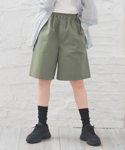 Honeys(ハニーズ)の「イージーハーフパンツ(その他パンツ・レディース・アイボリー/カーキ/グレー系その他/ブラック/ベージュ/ベージュ系その他・L/LL/M/S)」の6枚目の写真