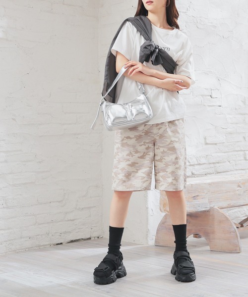 Honeys(ハニーズ)の「イージーハーフパンツ(その他パンツ・レディース・アイボリー/カーキ/グレー系その他/ブラック/ベージュ/ベージュ系その他・L/LL/M/S)」の11枚目の写真