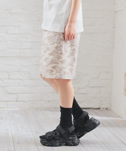 Honeys(ハニーズ)の「イージーハーフパンツ(その他パンツ・レディース・アイボリー/カーキ/グレー系その他/ブラック/ベージュ/ベージュ系その他・L/LL/M/S)」の15枚目の写真