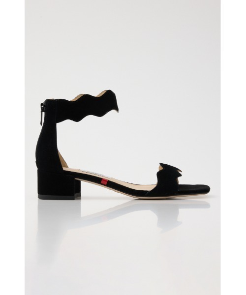 STACCATO（スタッカート）の「スカラップカットサンダル（サンダル・レディース・モカ/ダークブラック・22.5cm/23.0cm/23.5cm/24.0cm/24.5cm）」の3枚目の写真