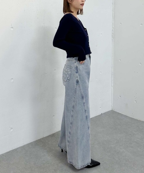 archives（アルシーヴ）の「花柄アメスリカットアンサンブル（アンサンブル・レディース・オフホワイト/グレー/ブルー/ネイビー・MEDIUM）」の22枚目の写真