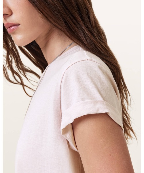 ALLSAINTS(オールセインツ)の「ANNA CREW NECK SHORT SLEEVE T-SHIRT | ANNA クルー ネック 半袖 Tシャツ(Tシャツ/カットソー・レディース・ピンク系その他・M/S/XS/L)」の5枚目の写真