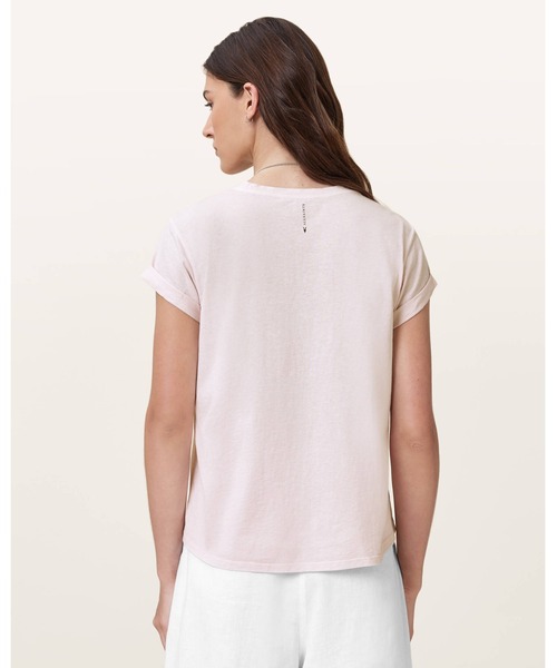 ALLSAINTS(オールセインツ)の「ANNA CREW NECK SHORT SLEEVE T-SHIRT | ANNA クルー ネック 半袖 Tシャツ(Tシャツ/カットソー・レディース・ピンク系その他・M/S/XS/L)」の7枚目の写真