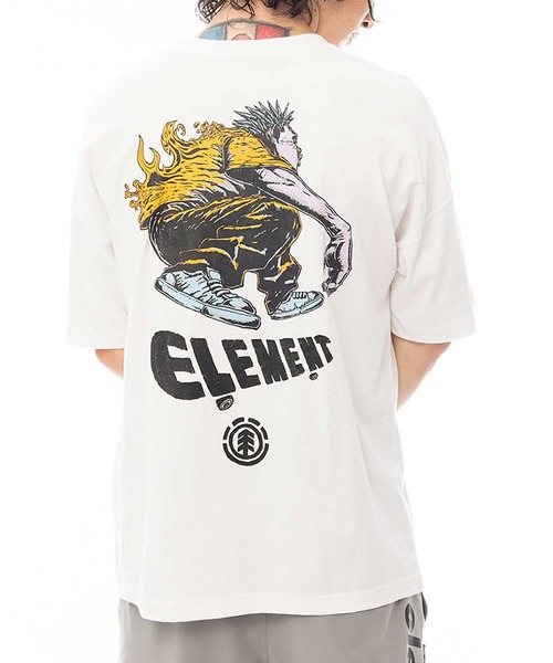 ELEMENT（エレメント）の「ELEMENT JOHANN FLIP SS（Tシャツ/カットソー・メンズ・ブラック系2/ホワイト・M/L）」の8枚目の写真