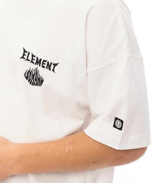 ELEMENT（エレメント）の「ELEMENT JOHANN FLIP SS（Tシャツ/カットソー・メンズ・ブラック系2/ホワイト・M/L）」の9枚目の写真